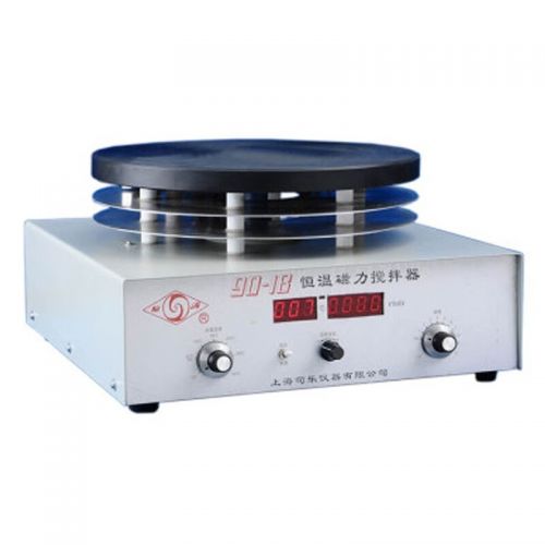 JISENPUER上海司乐90-1B大功率数显恒温磁力搅拌器磁力搅拌机 90-1B