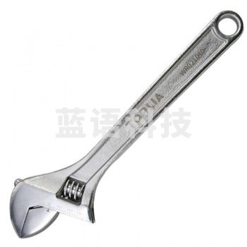 优利德旗下 拓利亚(TOPLIA)WR021010 活动扳手光柄活络扳手活开口扳手铬钒钢8英寸200mm