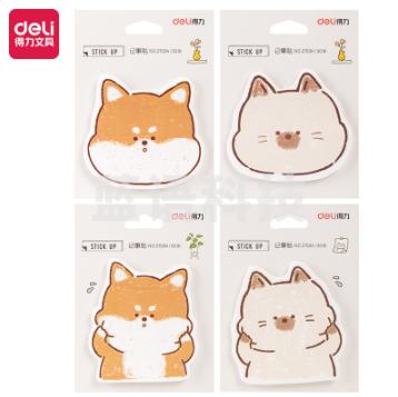 得力(deli) 21534记事贴(混)(袋)