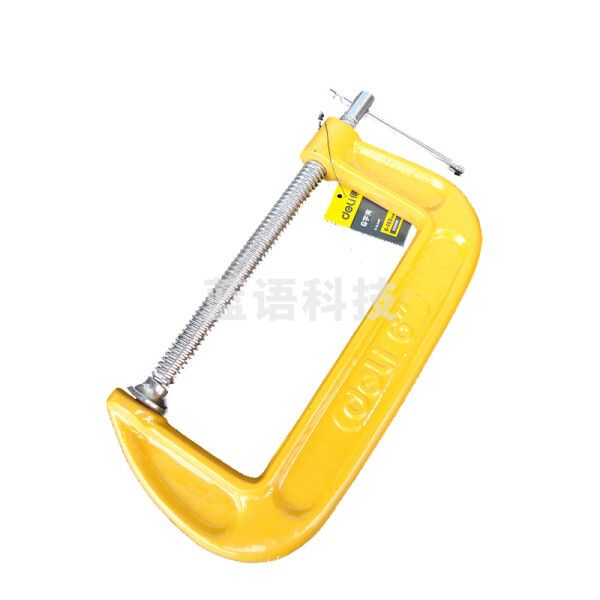 得力（deli）G字夹 木工夹 固定夹 C型夹具2英寸DL-G202