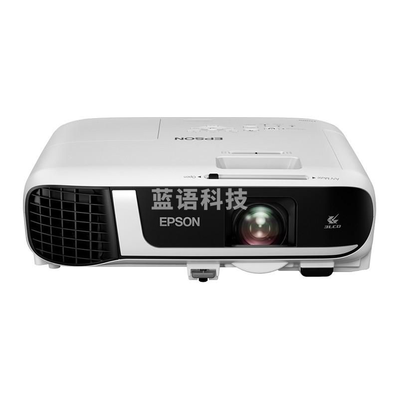 爱普生（EPSON）CB-FH52 投影仪 投影机办公 培训（1080P高清 4000流明）【标配+120英寸幕布+吊架】