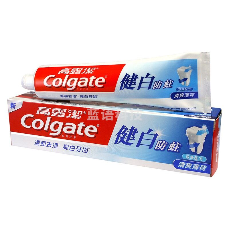 高露洁(Colgate) 健白防蛀牙膏 200g  .
