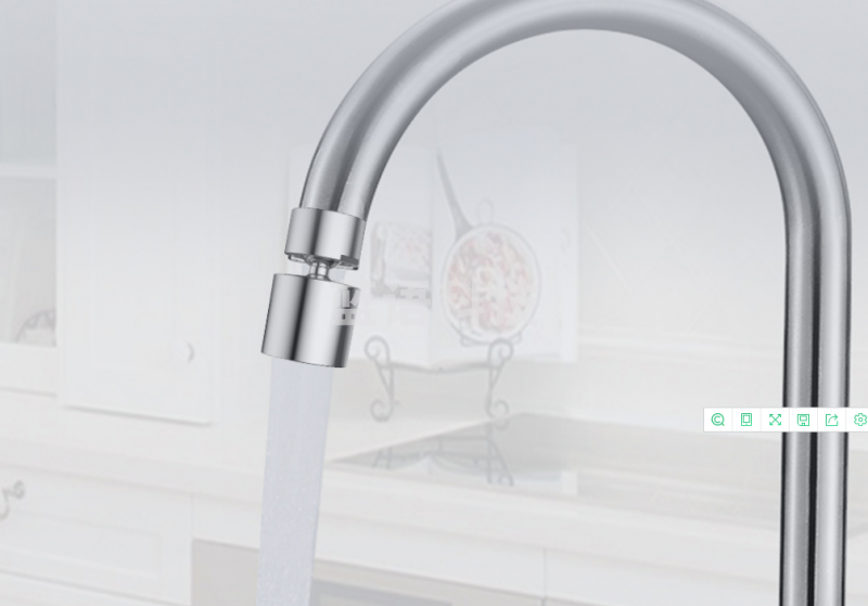 四季沐歌（MICOE）厨房水龙头防溅起泡器45°旋转出水出水嘴节水器厨房工具配件 M-Q002