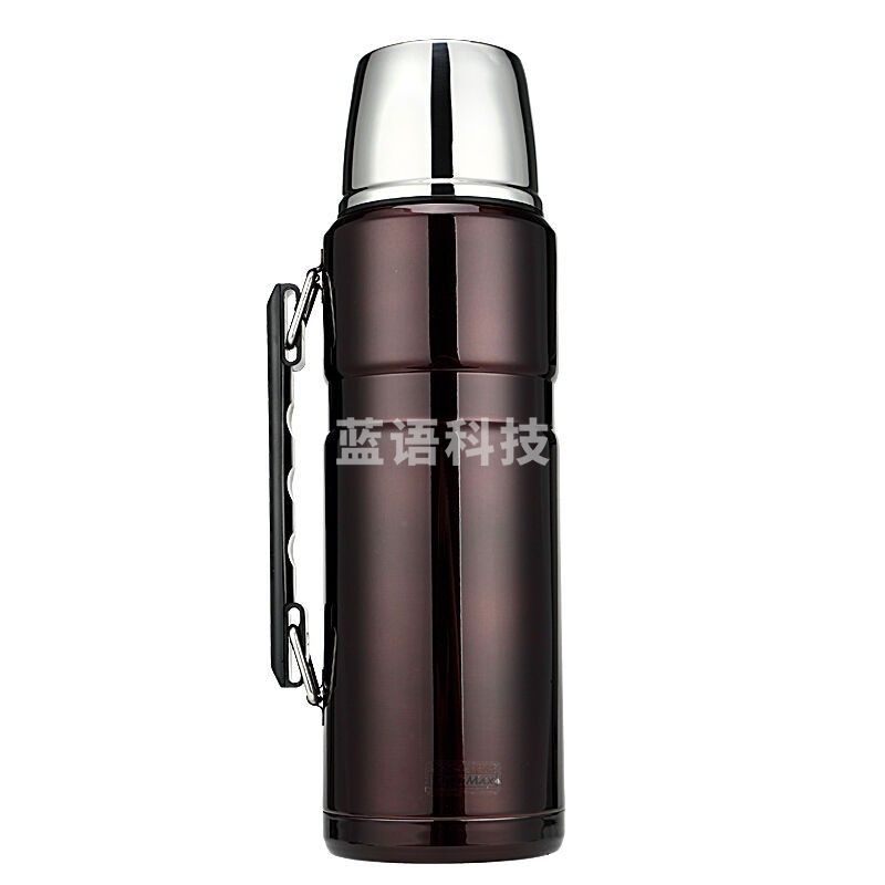 膳魔师（THERMOS） 保温瓶大容量不锈钢真空户外旅行商务便携车载水瓶SK-2010/2020 咖啡色 1.2L