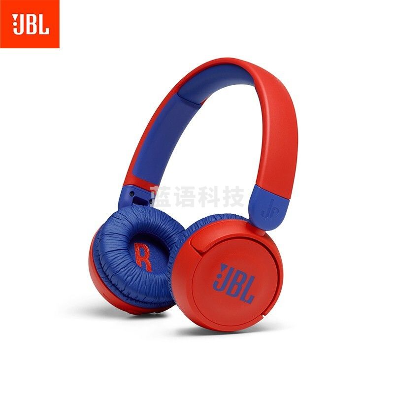JBL JR300/310BT学生耳机/无线蓝牙耳机/儿童耳机头戴式耳麦可通话/低分贝学习耳机 JR310BT星耀红