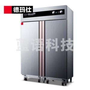 德玛仕 DEMASHI XDR910F-2A 消毒柜 商用 双开门高温热风循环二星级 厨房不锈钢立式 饭店用消毒碗柜 推车款