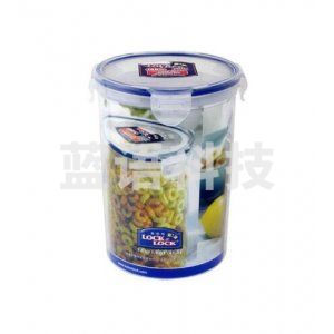 乐扣乐扣 LOCK&LOCK HPL933D 保鲜盒 塑料圆形 密封收纳盒 1.8L