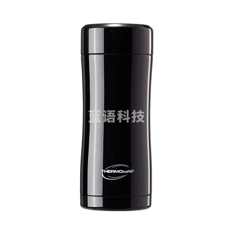 膳魔师（THERMOS） thermoscafe子品牌 CSYK-400 不锈钢广口保温杯水杯 黑色BK