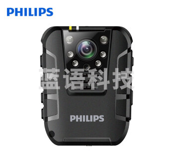 飞利浦（PHILIPS）VTR8100 执法取证 便携音视频记录仪1080P高清红外夜视摄像机 执法仪（128G）
