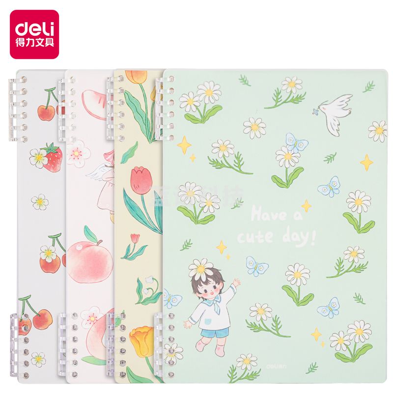 得力24506活页本A5(混)(本)