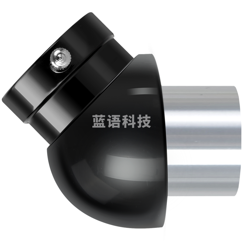 萨伽（SAGA）天文望远镜专用配件45度天顶镜1.25英寸目镜通用正像光学天地两用 45°正像天顶镜