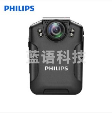 飞利浦（PHILIPS）VTR8101 便携音视频记录仪 工作记录仪1080P高清星光夜视录像机 便携式摄像装置+128G