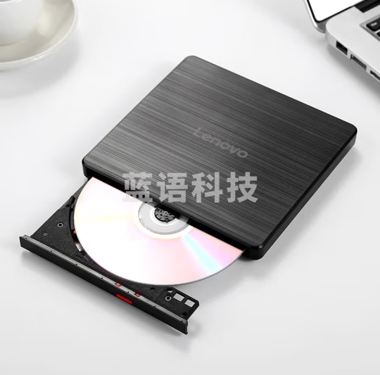 联想(Lenovo)8倍速 外置光驱 外置DVD刻录机 移动光驱 外接光驱 黑色(兼容Windows/苹果MAC双系统/GP70N)