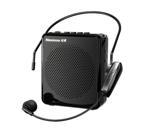 纽曼U-225小蜜蜂扩音器教师专用蓝牙音箱导游腰挂麦克风迷你便携式讲课教学随身喇叭大音量 头戴麦版