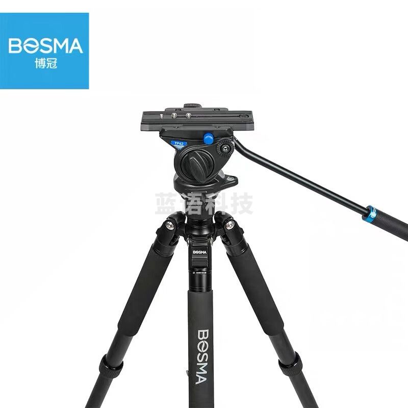 BOSMA博冠望远镜摄影落地三脚架液压云台 TP42 双筒/单筒/观鸟望眼镜配 TP60 液压云台脚架