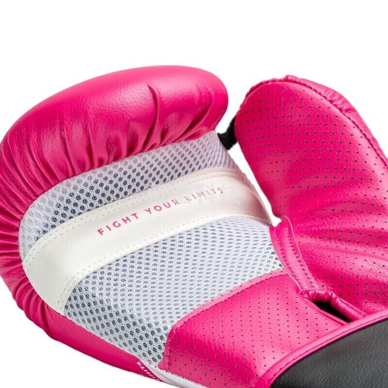 迪卡侬 成人拳击手套男女散打泰拳格斗搏击初学者拳套100BOXG黑色拳击手套10oz4343610