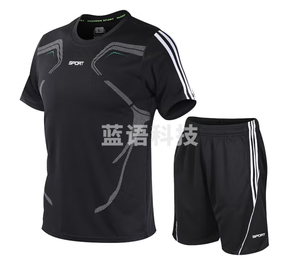 运动套装男夏季短袖T恤运动短裤篮球服