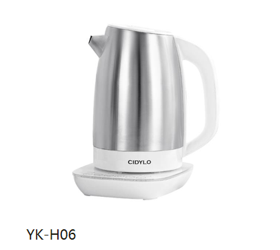 思迪乐电热水壶YK-H06 智能调温带数显 自动断电防干烧保护1.7L 304不锈钢
