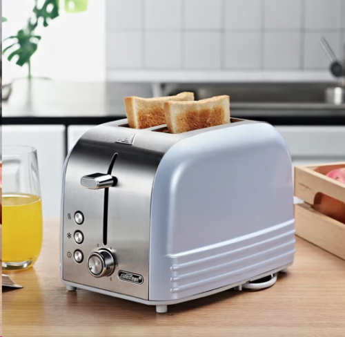 思迪乐多士炉迷你型烤面包机 珍珠蓝YK625L