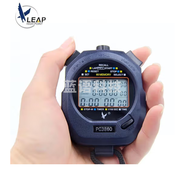 天福 PC3860 多功能秒表 三排60道 计时器 电子户外运动裁判田径跑步计时秒表