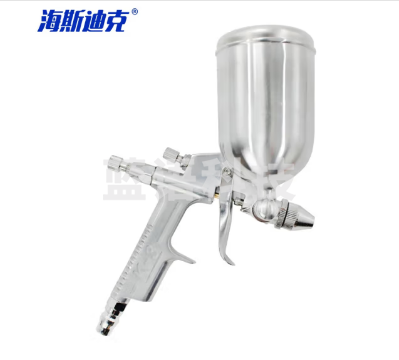 海斯迪克 gnjz-3061 气动喷漆枪 小型皮具喷漆枪 高雾化圆孔喷壶修补枪 K-3上壶 0.5口径