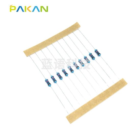 PAKAN 2K 1/6W金属膜电阻 1% 五色环 2千欧 电阻器 编带装 5000只