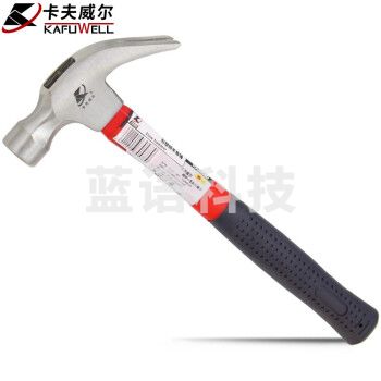卡夫威尔 包塑柄羊角锤铁锤榔头多用起钉锤 木工锤子 16oz 500g HA4005D