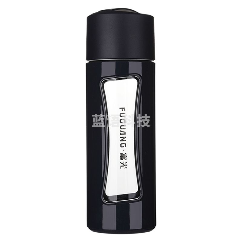 富光 FG0098-330时尚商务杯 透明带盖水杯 富光白330ml