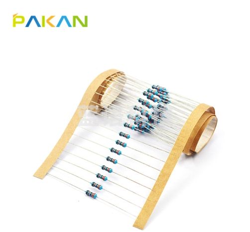 PAKAN 1/4W电阻器 色环电阻 金属膜电阻0.25W 精度1% 62R 62欧姆 5000只