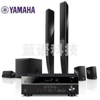 雅马哈（Yamaha）RX-V385+NS-PA41 音响 音箱 立柱式家庭影院5.1声道 AV功放音箱七件套装