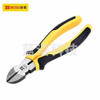 波斯（BOSI）精品系列斜嘴钳偏口钳子多功能斜口钳剪线钳 BS191216（6寸）