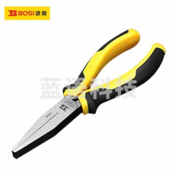 波斯（BOSI）精品系列扁嘴钳平嘴钳平口钳扁咀钳 BS191246（6寸）