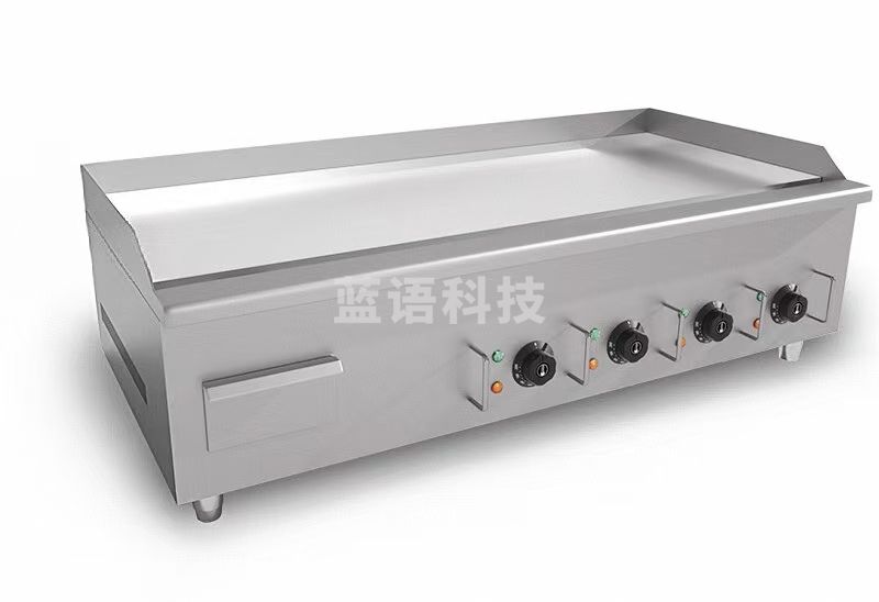 巨联/JULIAN 1.2米电扒炉豪华镀铬不黑款  KY-BL-120