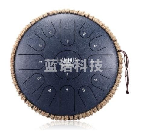 哈曼顿 HAMDUN 空灵鼓 12寸13音 蓝玉髓 钢舌鼓忘忧色空圆鼓手碟打击乐器 初学成人儿童通用 专业演奏级【需要其它颜色请咨询】