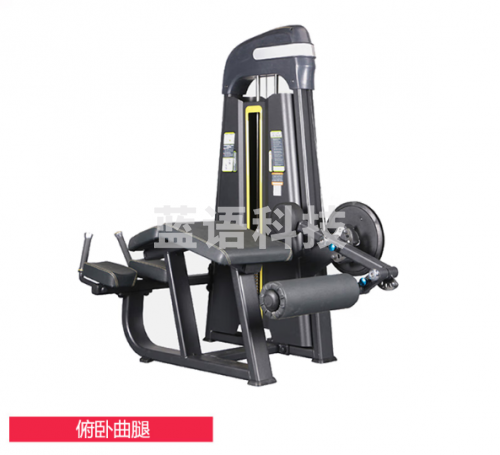 X-RIVALFITNESS  EM1018健身房商用 俯卧曲腿训练器