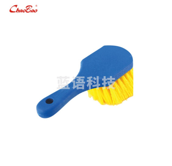 超宝C-132B 短柄清洁刷（硬毛）--蓝色手柄