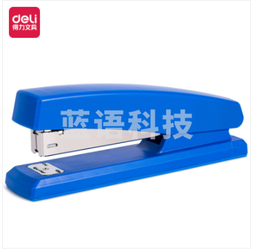 得力(deli) 0435订书机(蓝)(1台订书机/盒)