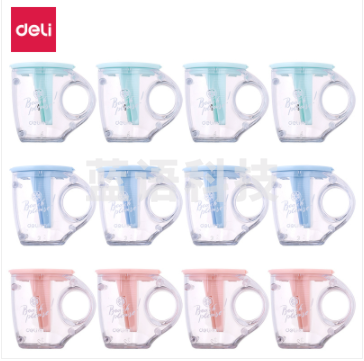 得力0551卷笔刀55*50mm(12只/盒)(混)(单位：盒)