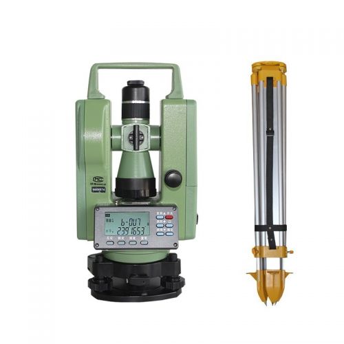 徕斯达 FDT-02上下双激光电子经纬仪高精度工程公路道路放样测量建筑 ZS202下激光经纬仪+脚架 测绘专用仪器