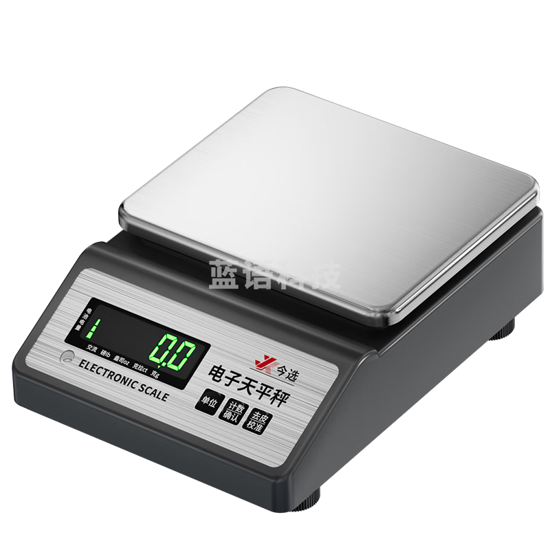 今选（jinxuan）电子天平秤0.1g高精度电子秤克称实验室分析天平黄金中药珠宝秤 JX-C60001 方盘 6kg/0.1金属灰