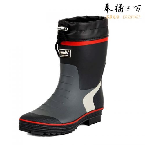 非常行（Jolly Walk） 雨鞋 水鞋 中筒防水钓鱼雨靴胶鞋水靴