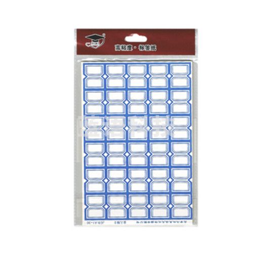 金儿博士 小号不干胶标签贴纸口取纸 A1-30 蓝色 10张/包 20包