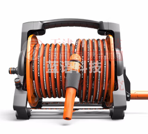 亿力高压洗车水枪  浇花水管园艺水管车架 水管车架 中号水管车架+30米水管  收纳30米水管套装