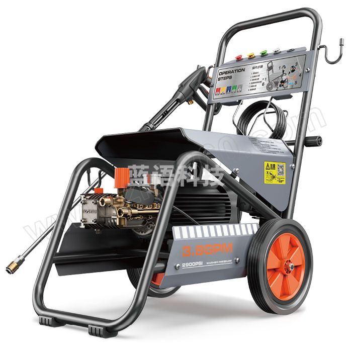 YILI/亿力 3000W工业商业用高压清洗机 YLQ9330G 380V 3kW 125bar 1台 销售单位：台