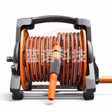 亿力高压洗车水枪 园艺水管架 10米水管套装 浇花水管园艺水管车架 收纳10米水管套装