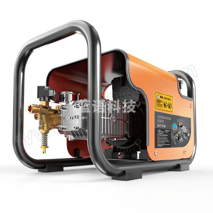 YILI/亿力 1600W商用高压清洗机 YLQ7550G-PLUS 220V 1.6kW 80bar 1台 销售单位：台