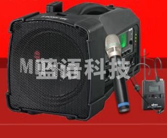 咪宝MA100DB升级 讲解便携式扩音器MA-100DBII户外音箱+一手持一头戴话筒套装