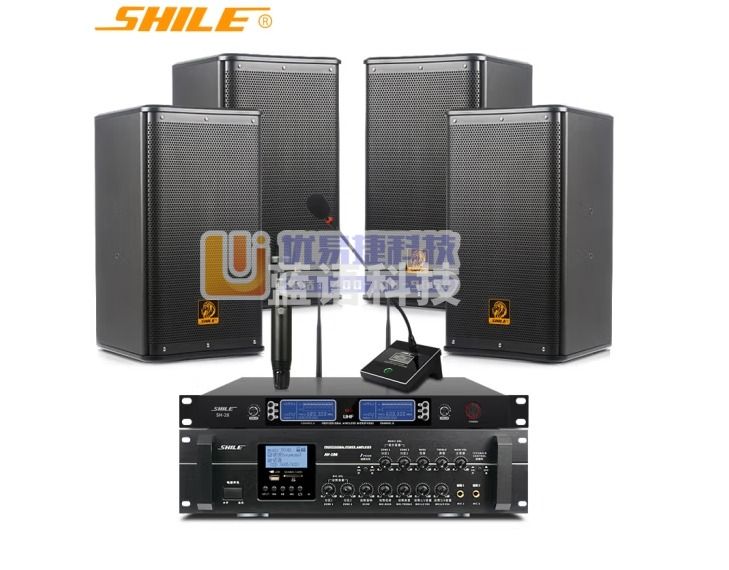 狮乐 专业会议室壁挂音响套装 AV106/BX110/SH28