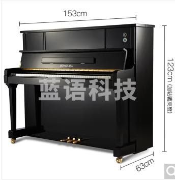 星海K-123CF 碳纤维击弦机立式钢琴 练习考级通用1-10级88键
