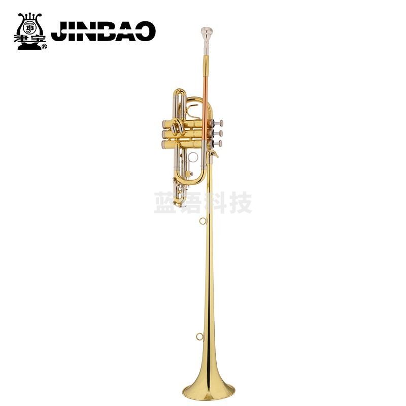 津宝 (JINBAO)乐器JBHT-1300礼号乐器 降B调加长版小号军乐队